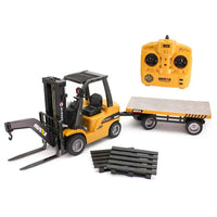 
              Huina 1576 RC Forklift with Flatbed Trailer
            